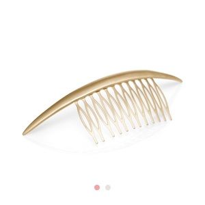 C+I Gold Smooth Crescent Hair Comb